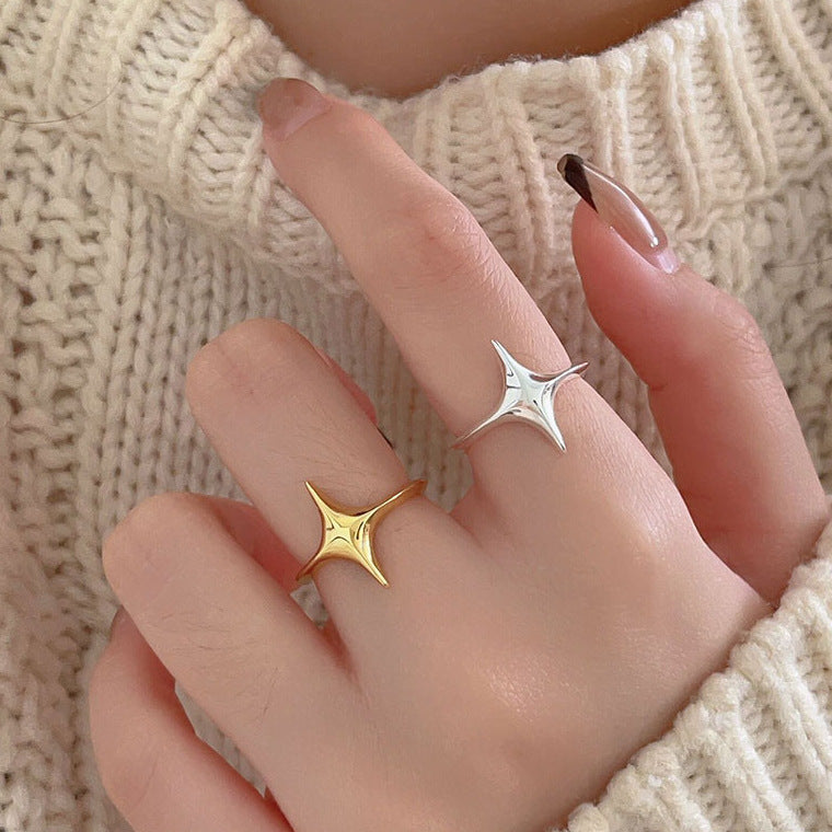 18k Gold Plated Star Ring