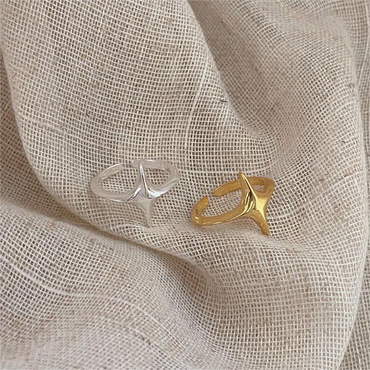 18k Gold Plated Star Ring