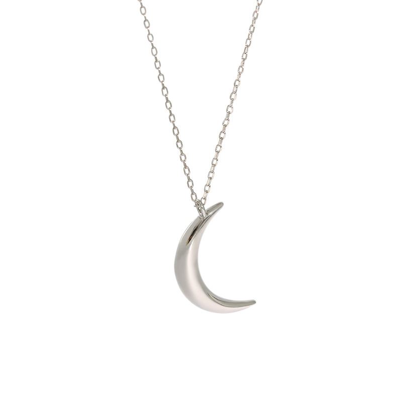 18k Gold Plated Crescent Moon Necklace