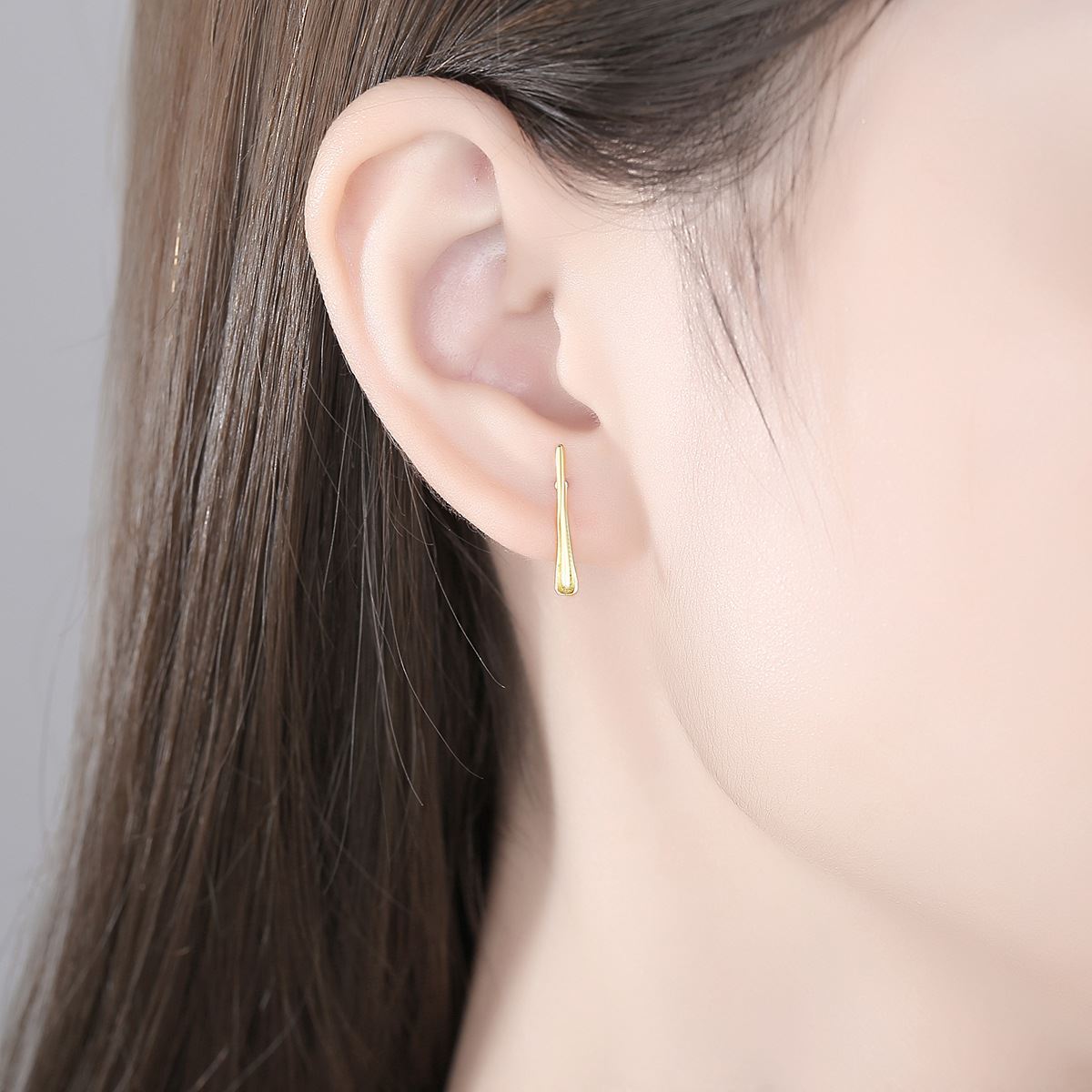 14K Yellow Gold Waterdrop Dangling Earrings