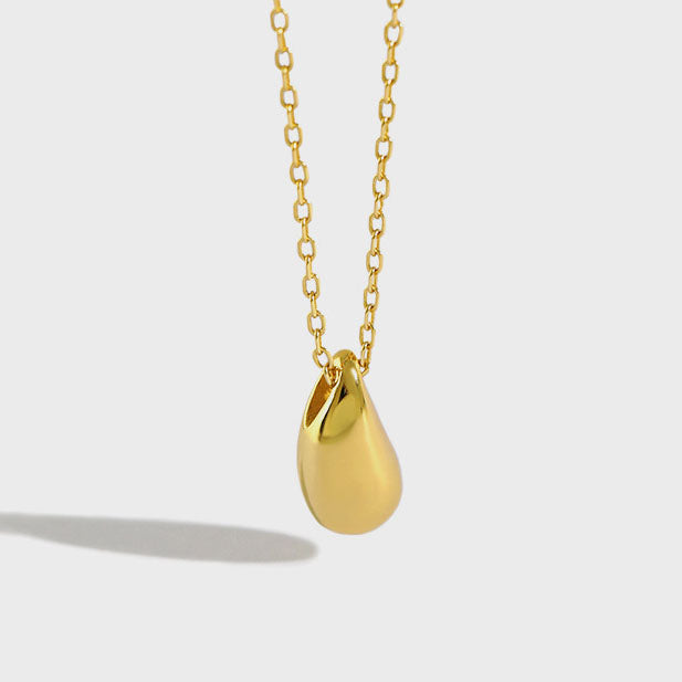 18k Gold Plated Water Drop Necklace