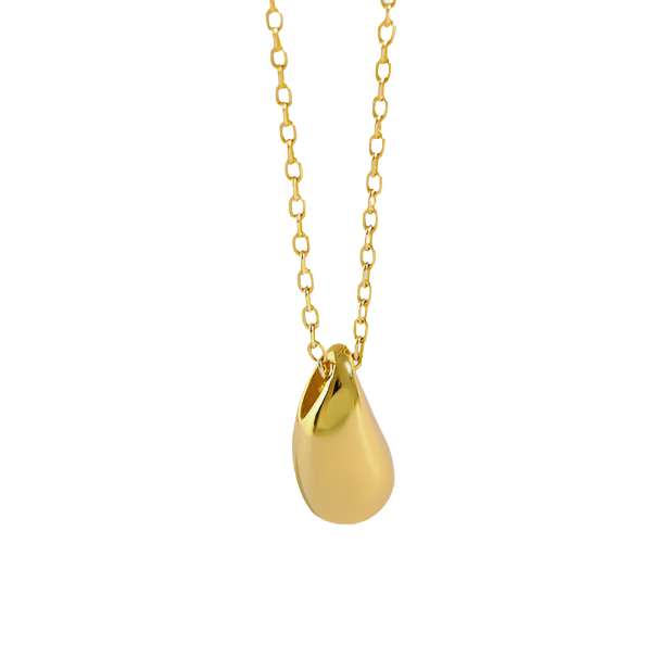 18k Gold Plated Water Drop Necklace