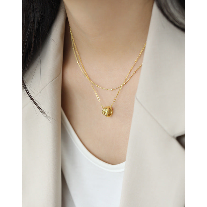 18k Gold Plated Dainty Conch Necklace