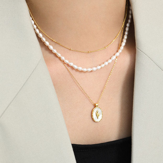 Eternal Grace Pearl Necklace