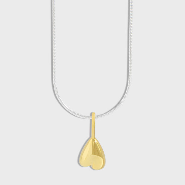 18k Gold Plated Heart Necklace