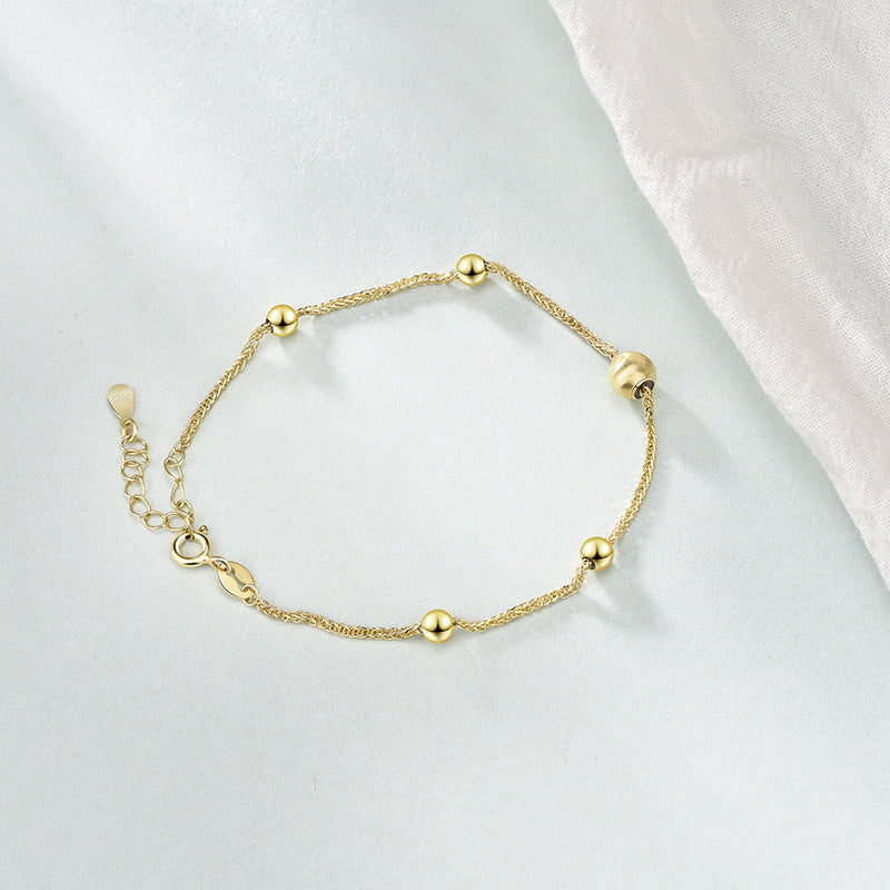 18k Gold Plated Beaded Rhythm Bracelet