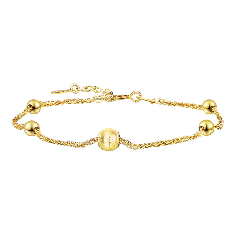 18k Gold Plated Beaded Rhythm Bracelet