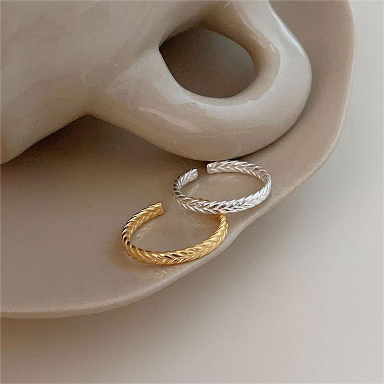 18k Gold Plated Braided Ring