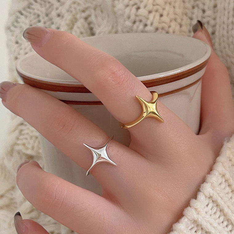 18k Gold Plated Star Ring