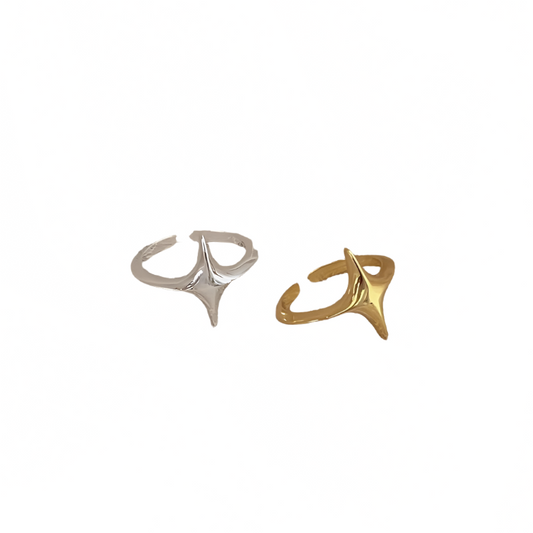 18k Gold Plated Star Ring