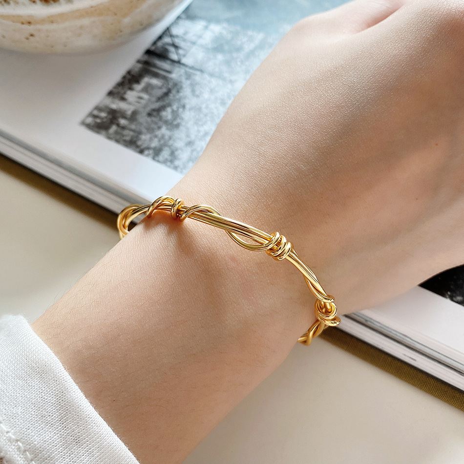 Vine of Life Gold Bangle