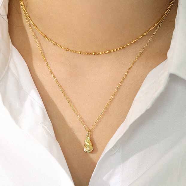 18k Gold Plating Boundless Grace Waterdrop Necklace