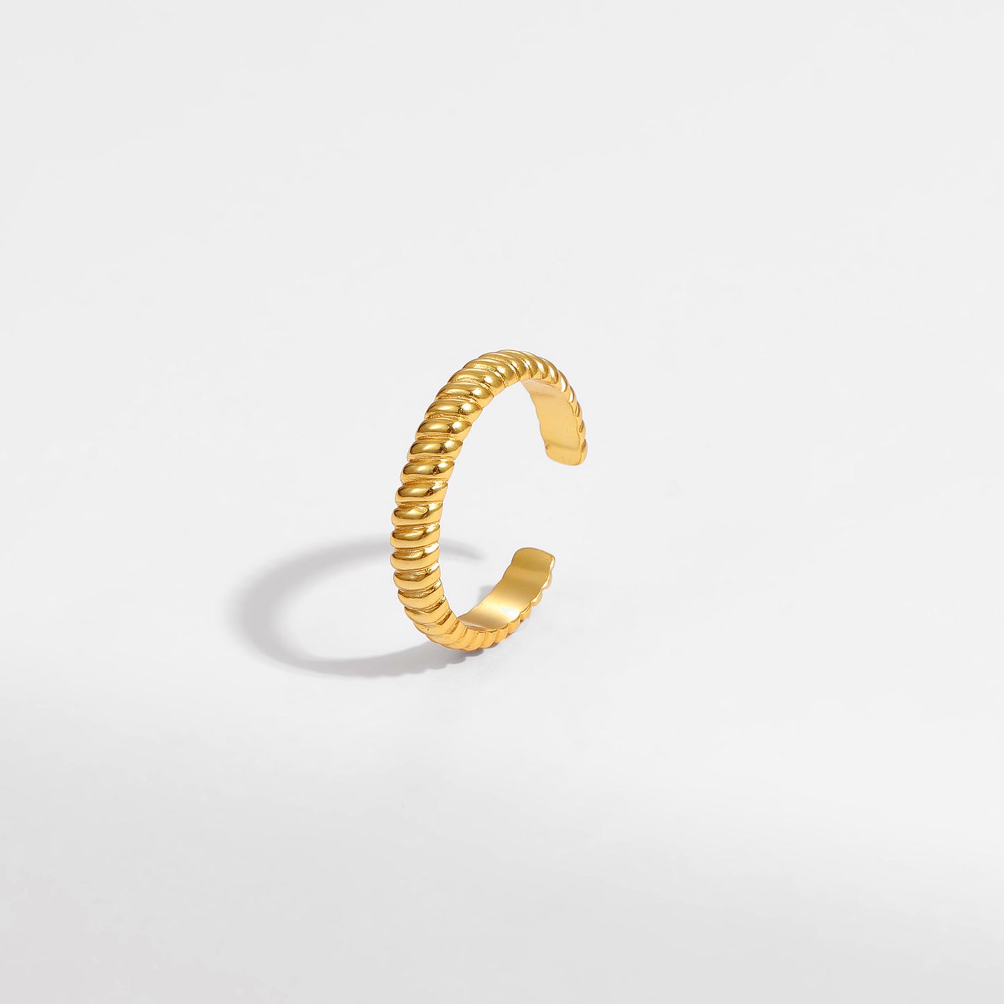 18k Gold Plated Twisted Ring