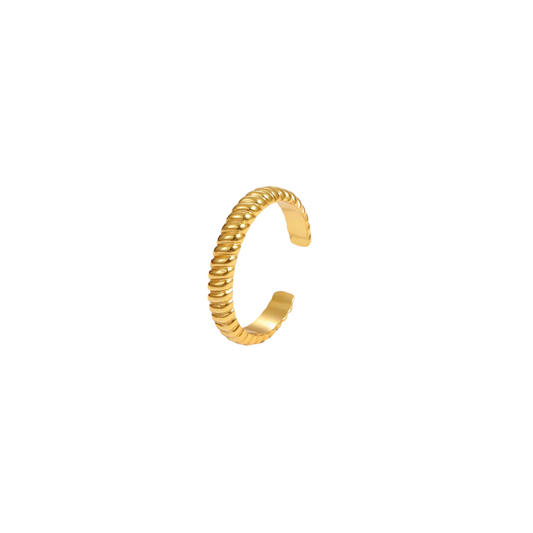 18k Gold Plated Twisted Ring