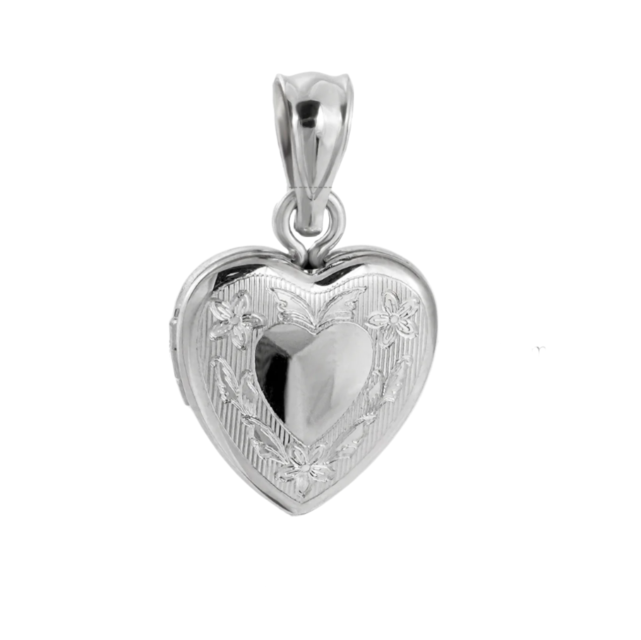 Sterling Silver Heart Locket Pendant